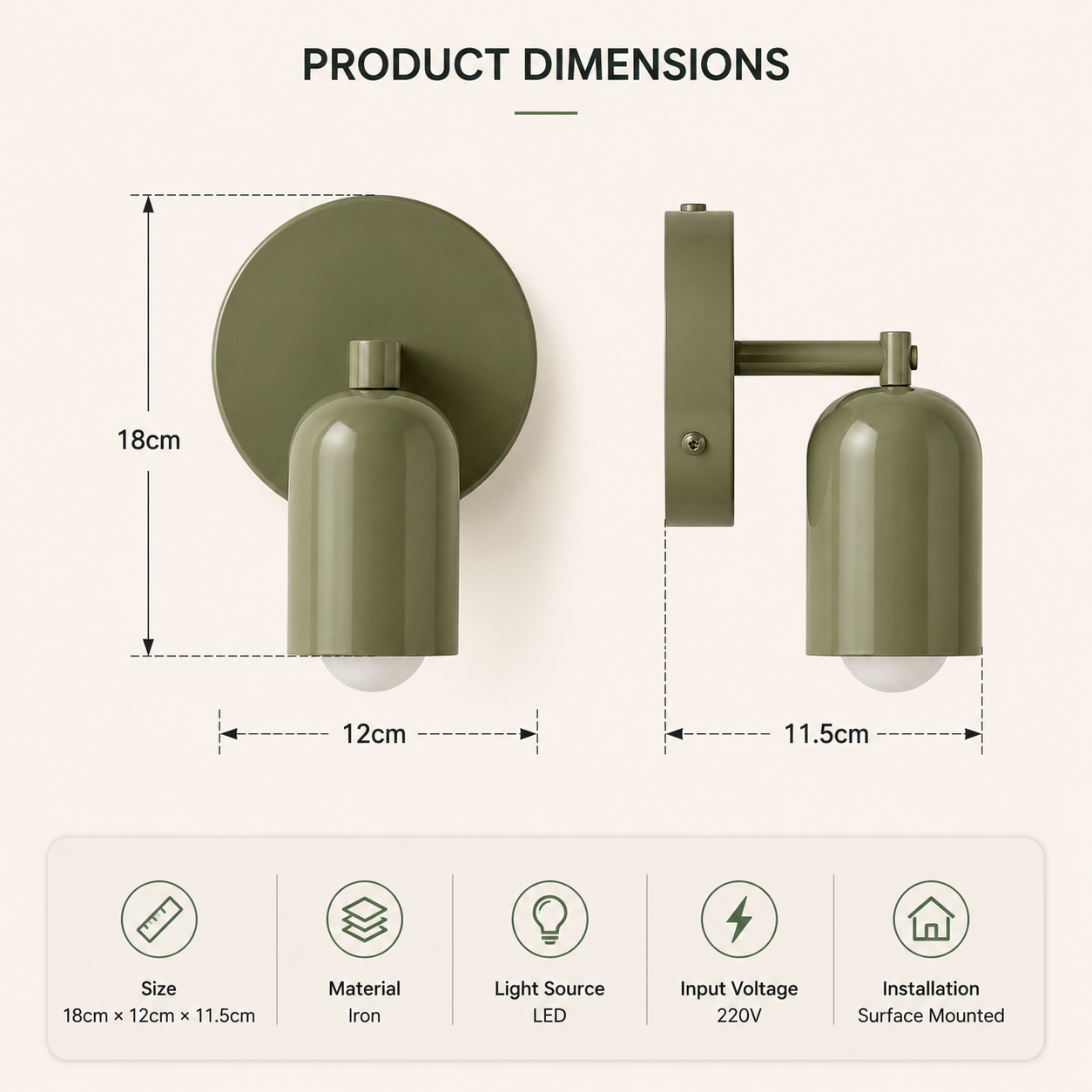 Saga | Nordic Glass Wall Sconce