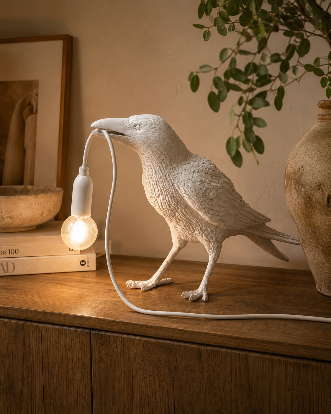 Corvin | Midnight Raven Desk Lamp