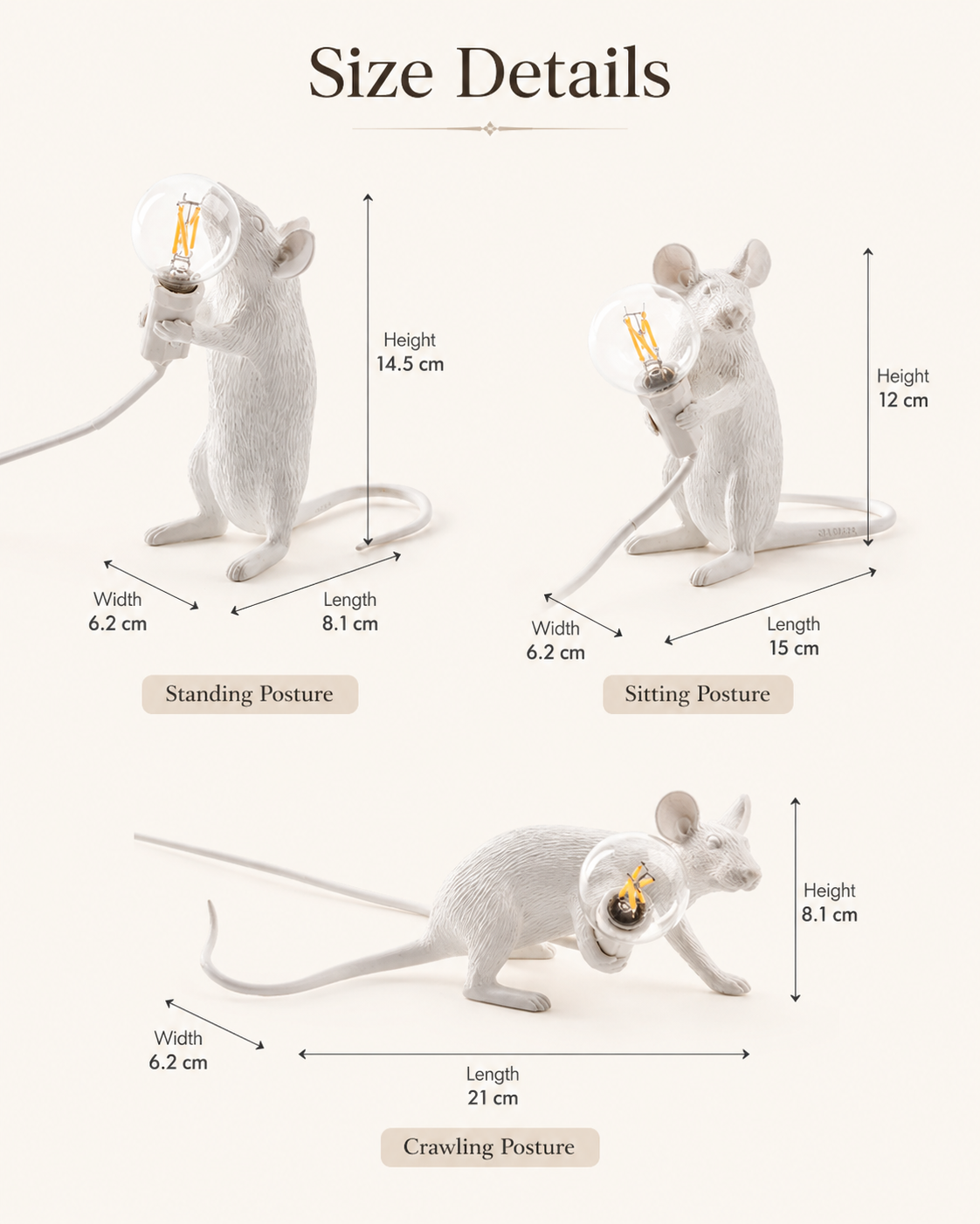 Otis | Mouse Resin Table Lamp