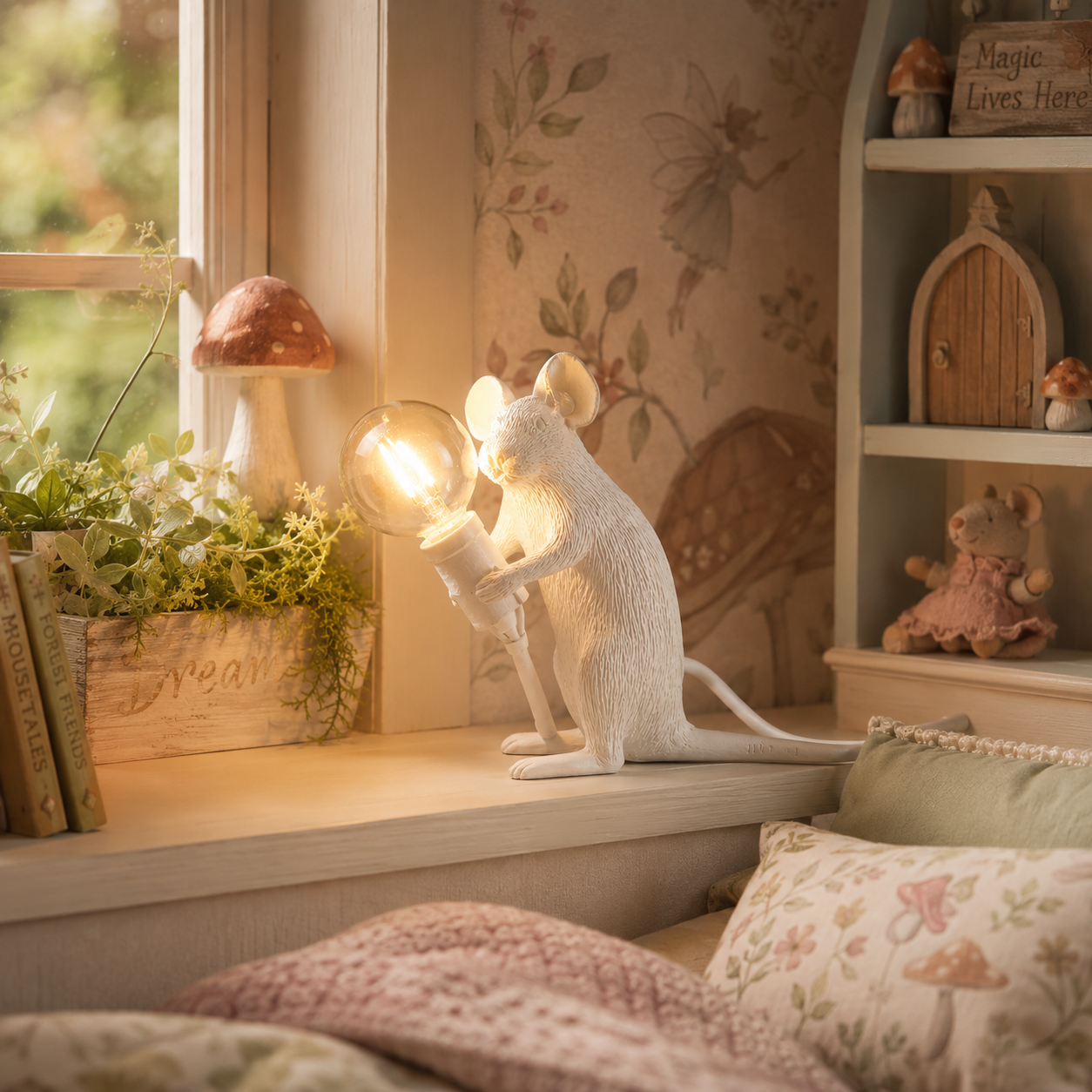 Otis | Mouse Resin Table Lamp