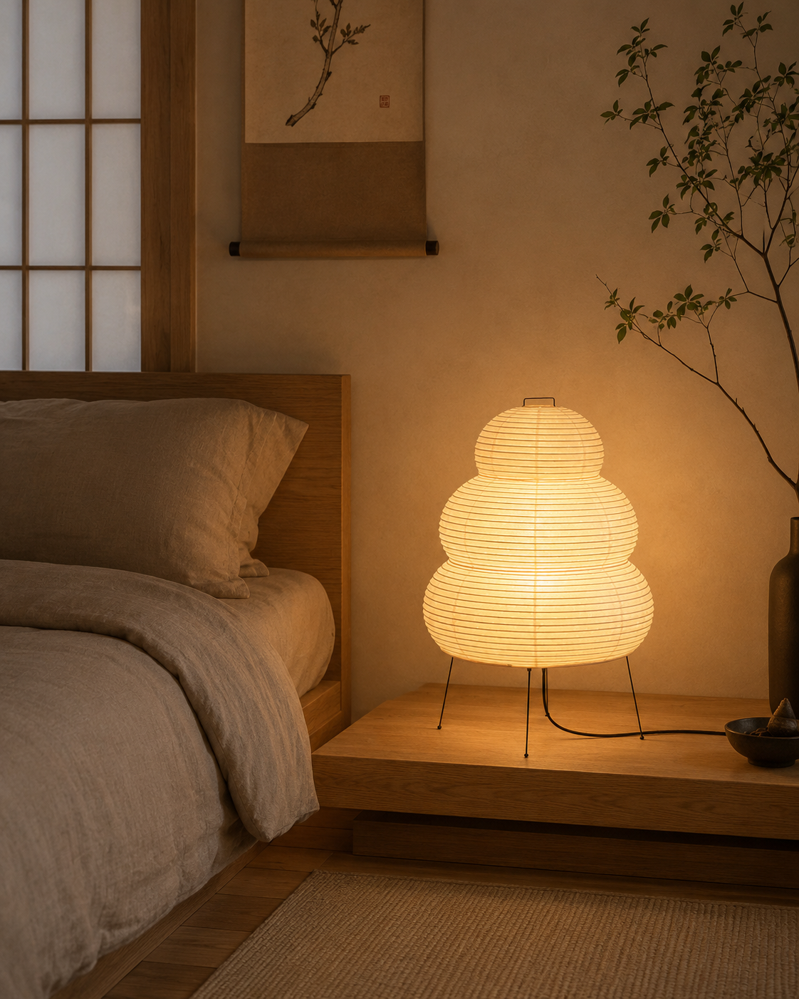 Ren | Japanese Paper Lantern Lamp