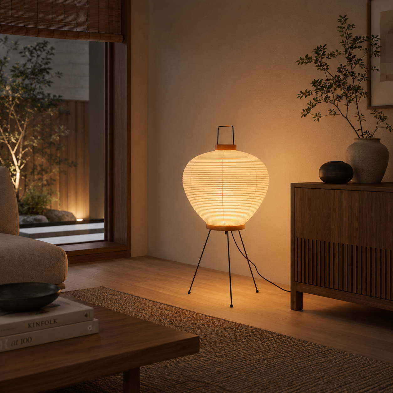 Ren | Japanese Paper Lantern Lamp
