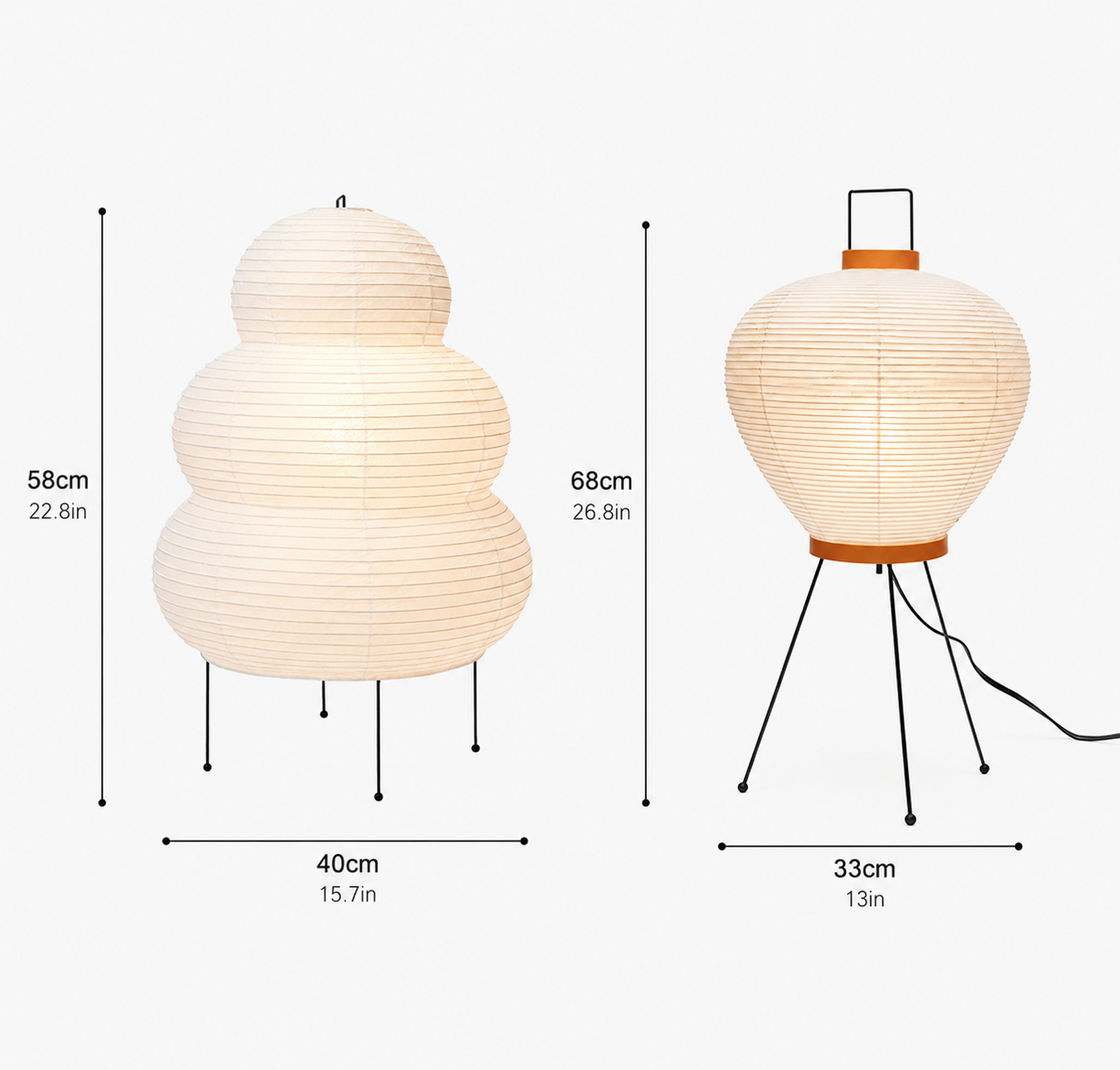 Ren | Japanese Paper Lantern Lamp