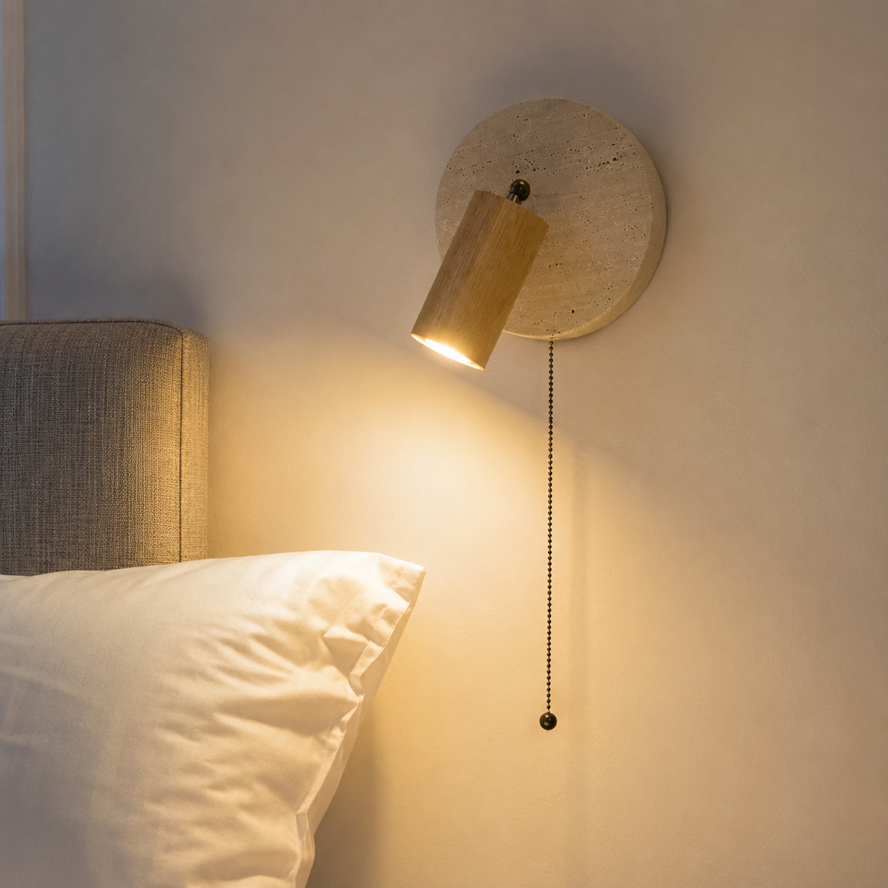 Mado | Travertine Reading Wall Sconce