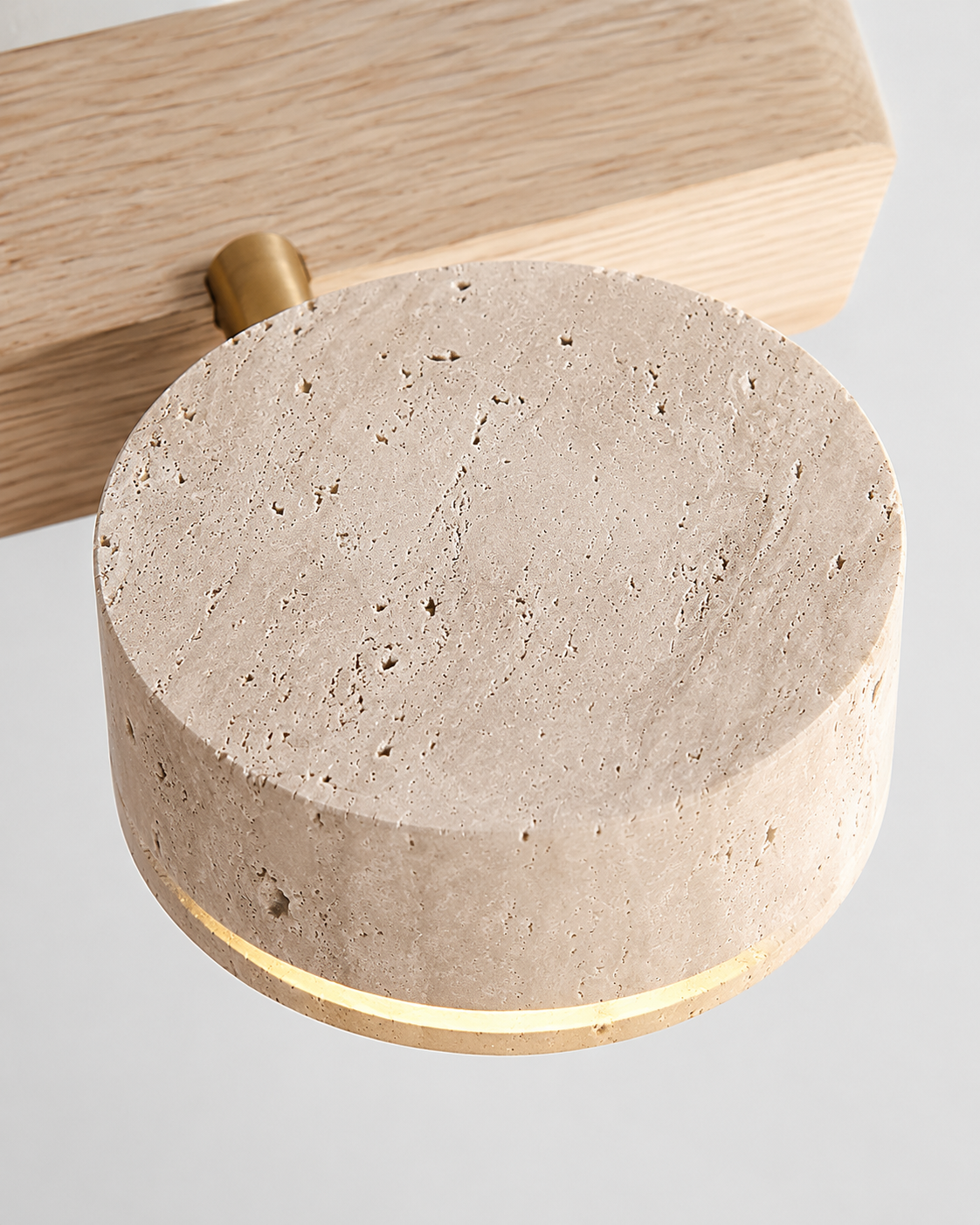 Reid | Travertine Duo LED Wall Light