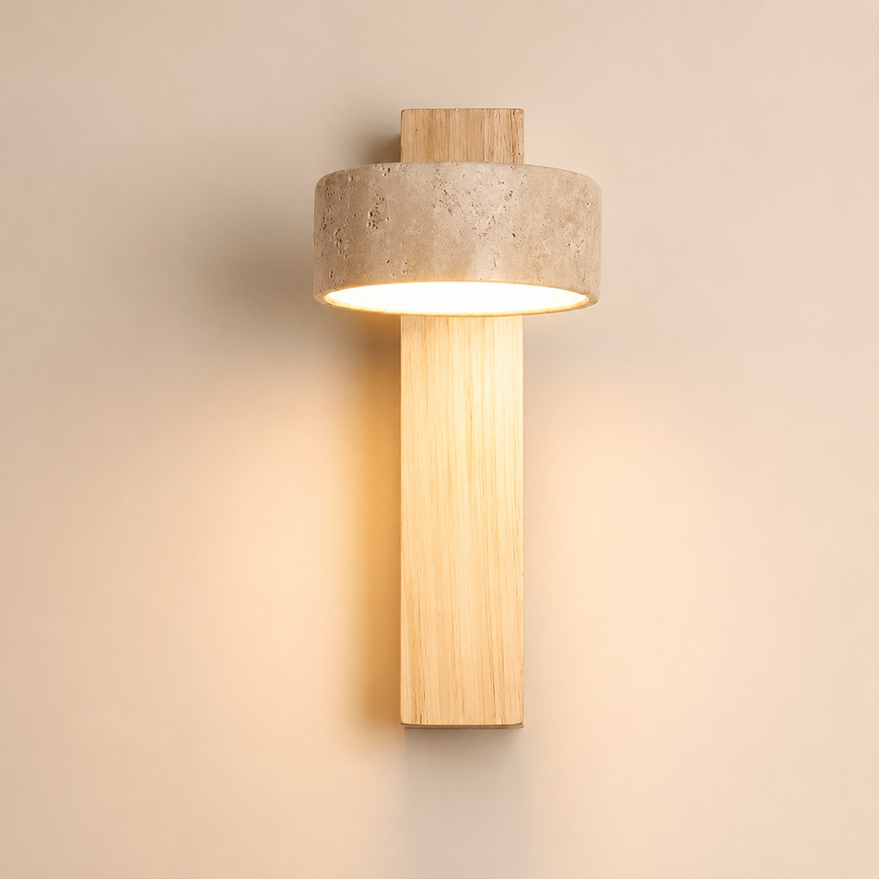 Hugo | Travertine Stone Wall Lamp