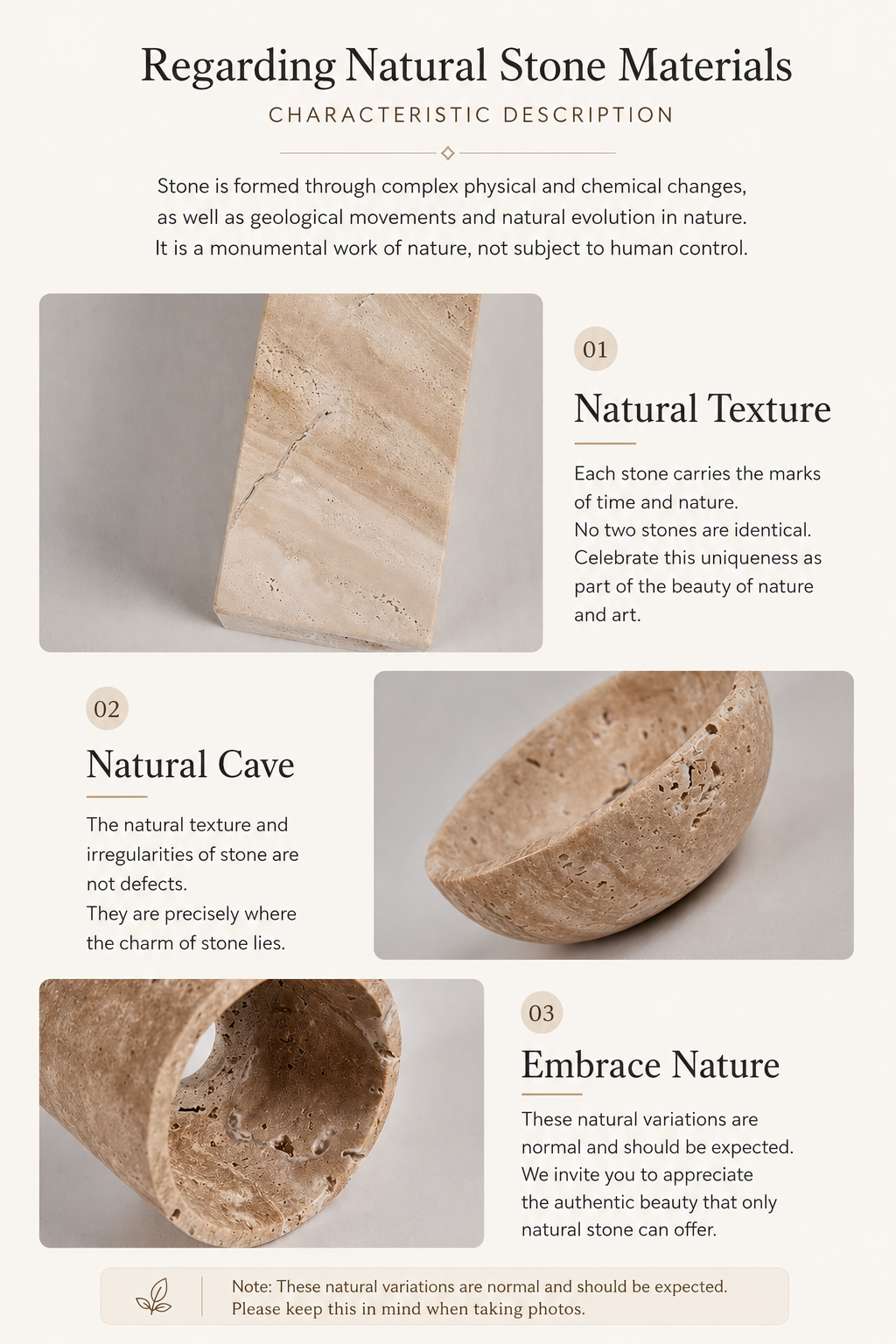 Solene | Wabi Sabi Travertine Wall Sconce