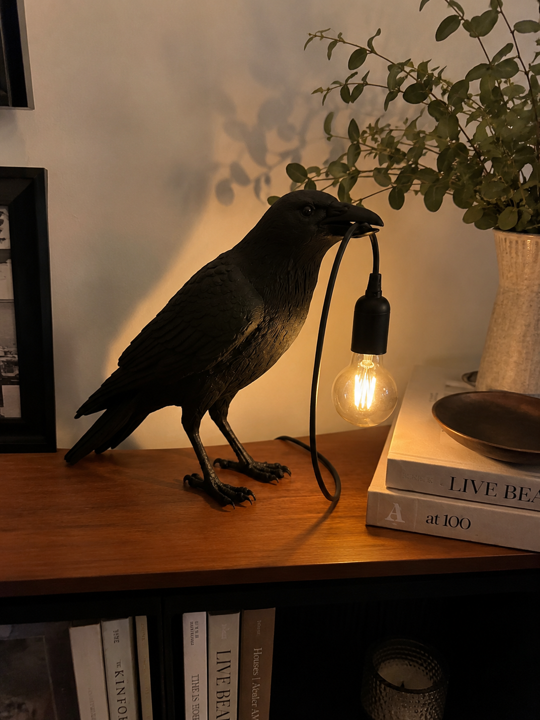 Corvin | Midnight Raven Desk Lamp