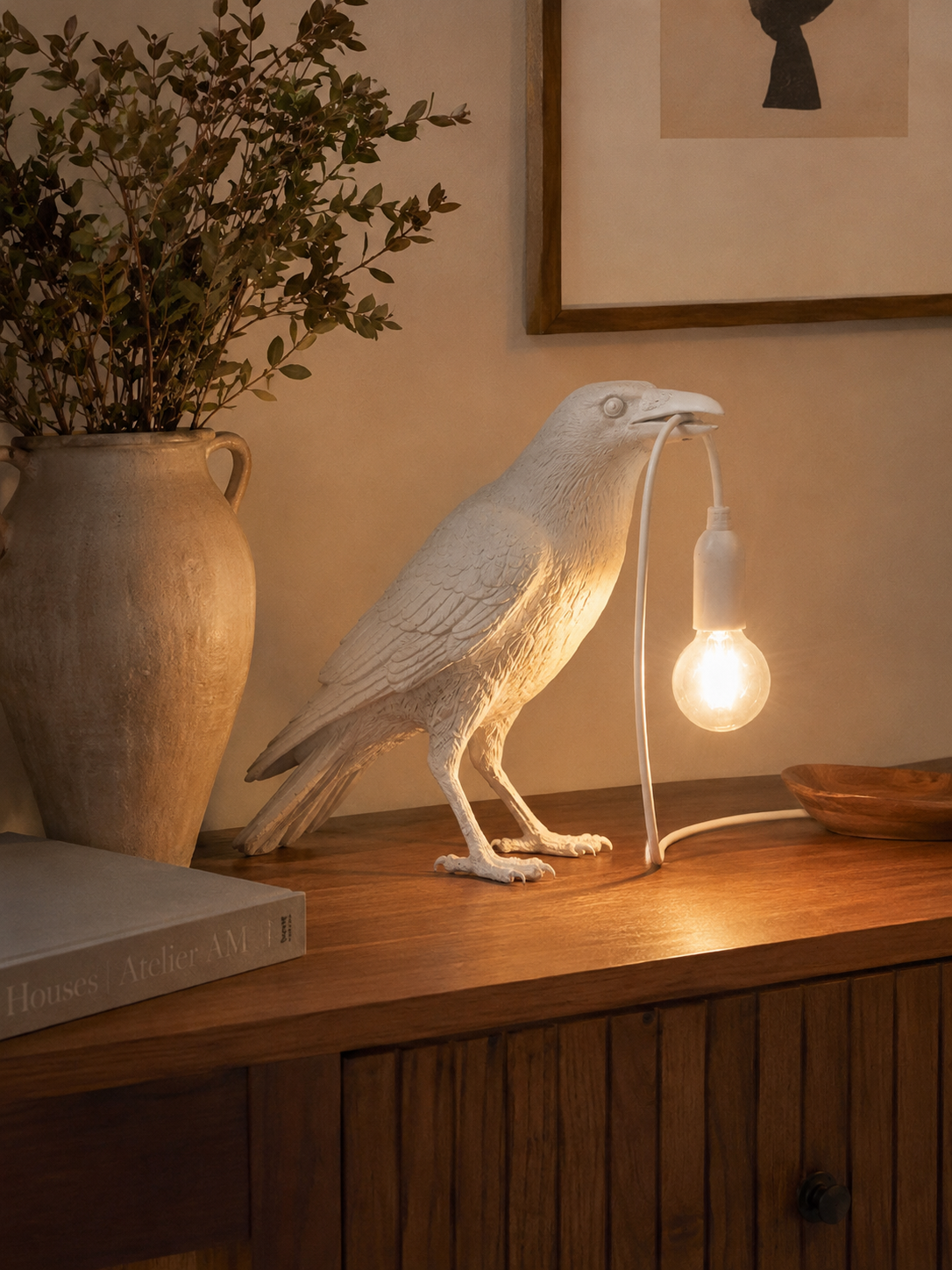 Corvin | Midnight Raven Desk Lamp