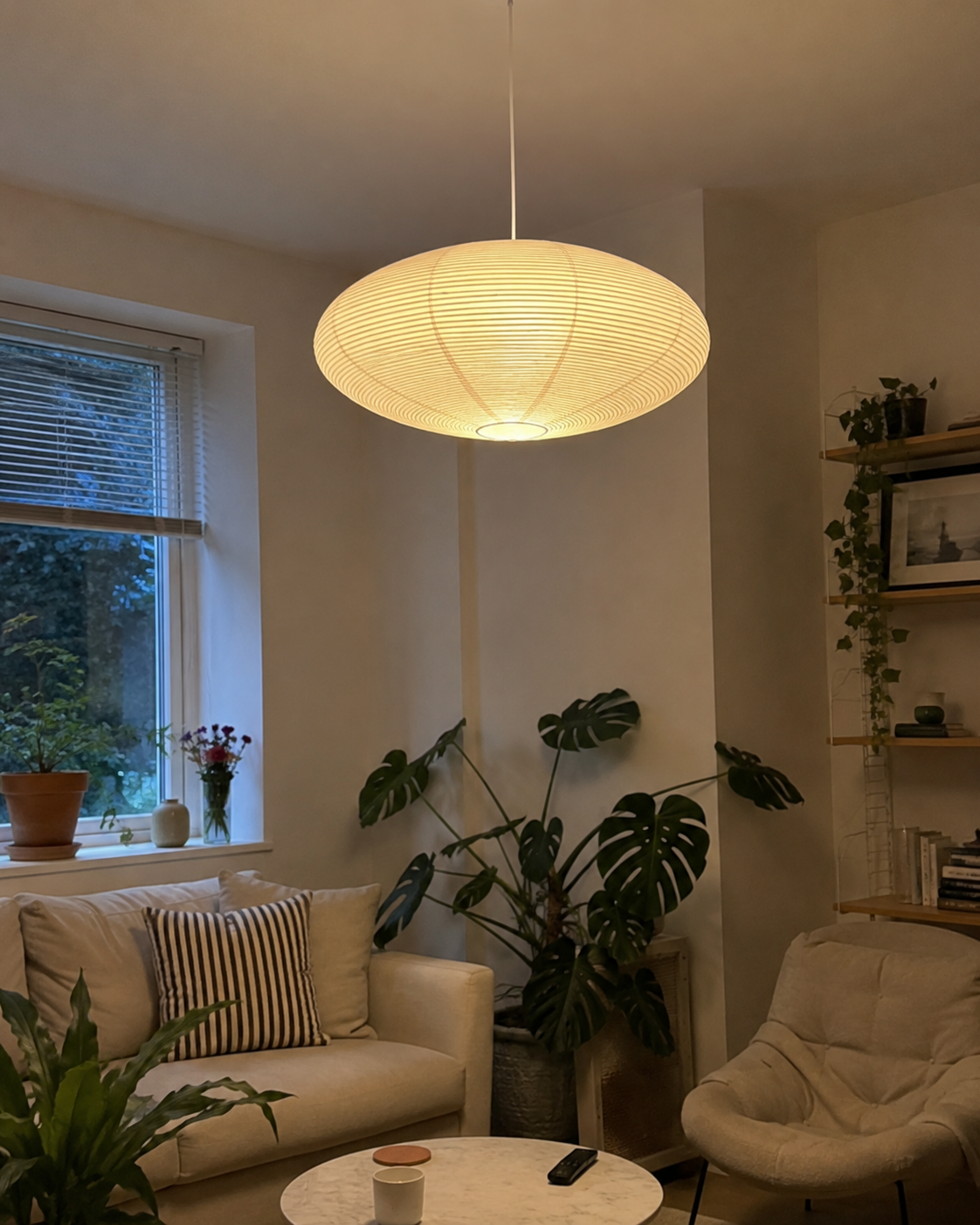 Kira | Rice Paper Pendant Light