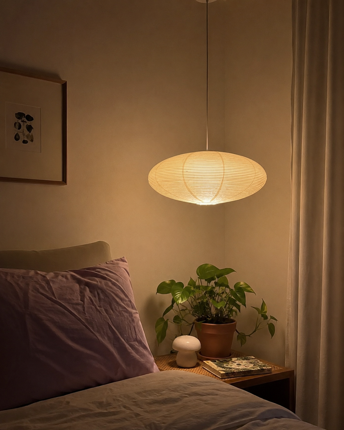 Kira | Rice Paper Pendant Light