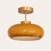 Aurelia | Amber Glass Pendant