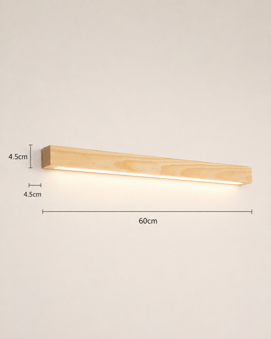 Rowan | Modern Wood LED Wall Lamp