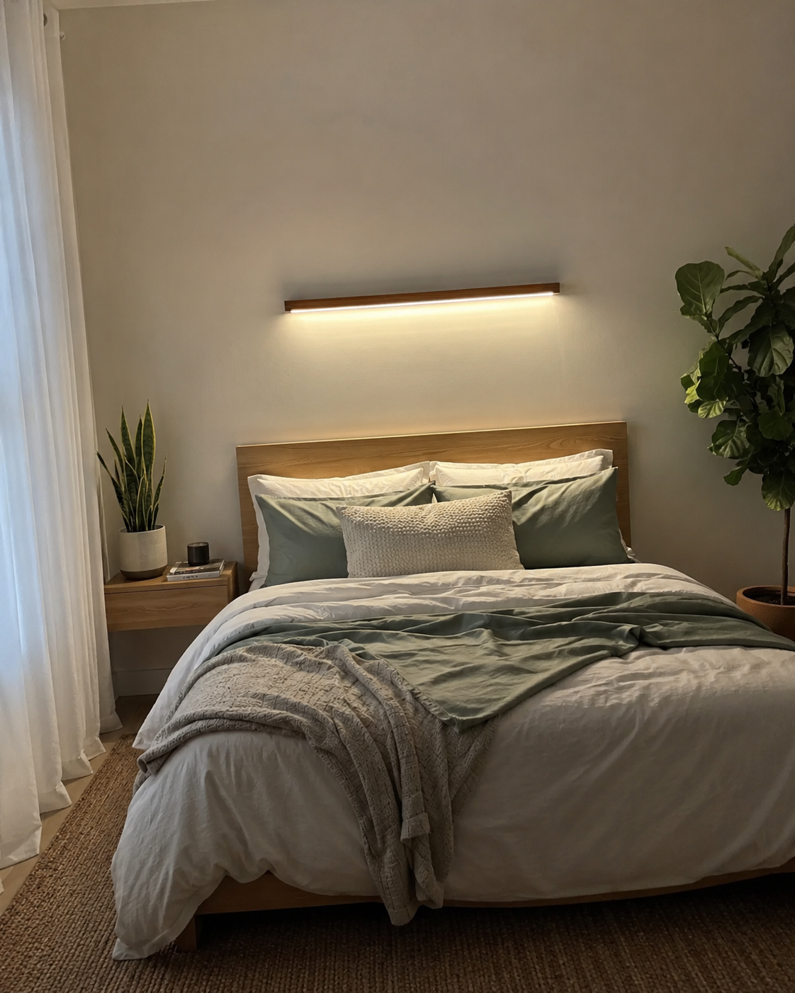 Rowan | Modern Wood LED Wall Lamp