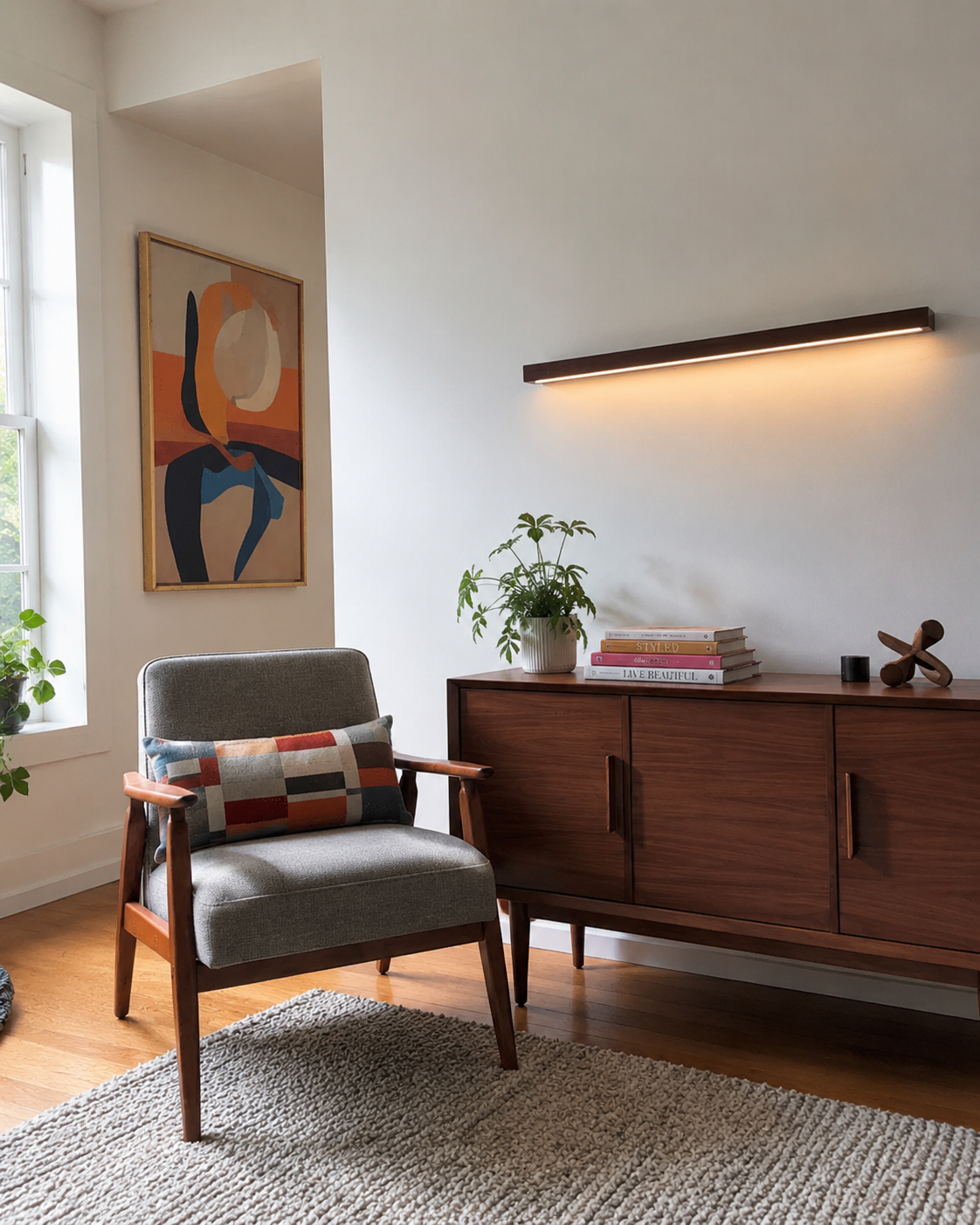 Rowan | Modern Wood LED Wall Lamp