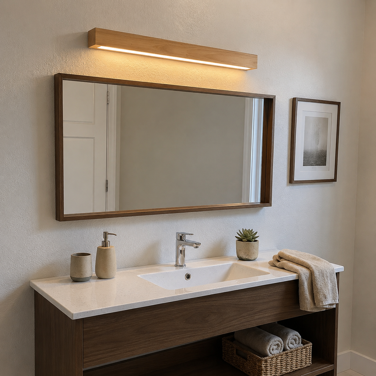 Rowan | Modern Wood LED Wall Lamp