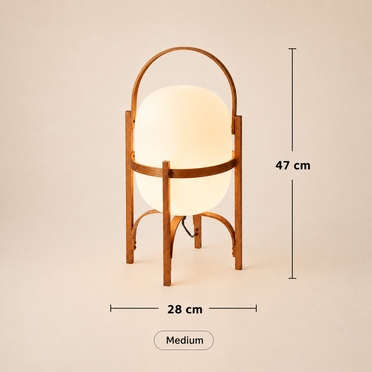 Obi | Japanese Globe Table Lamp
