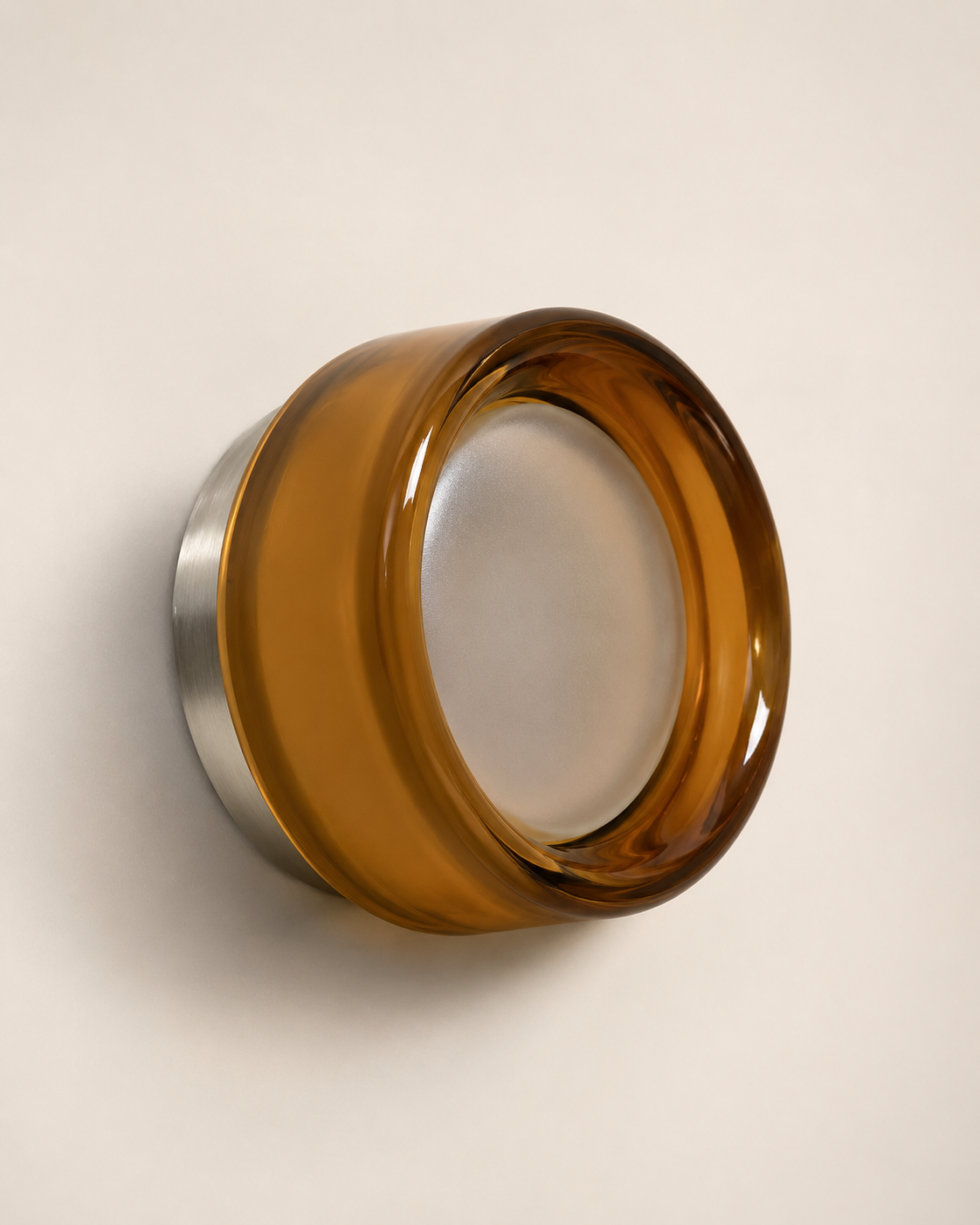 Noa | Round Glass Wall Sconce