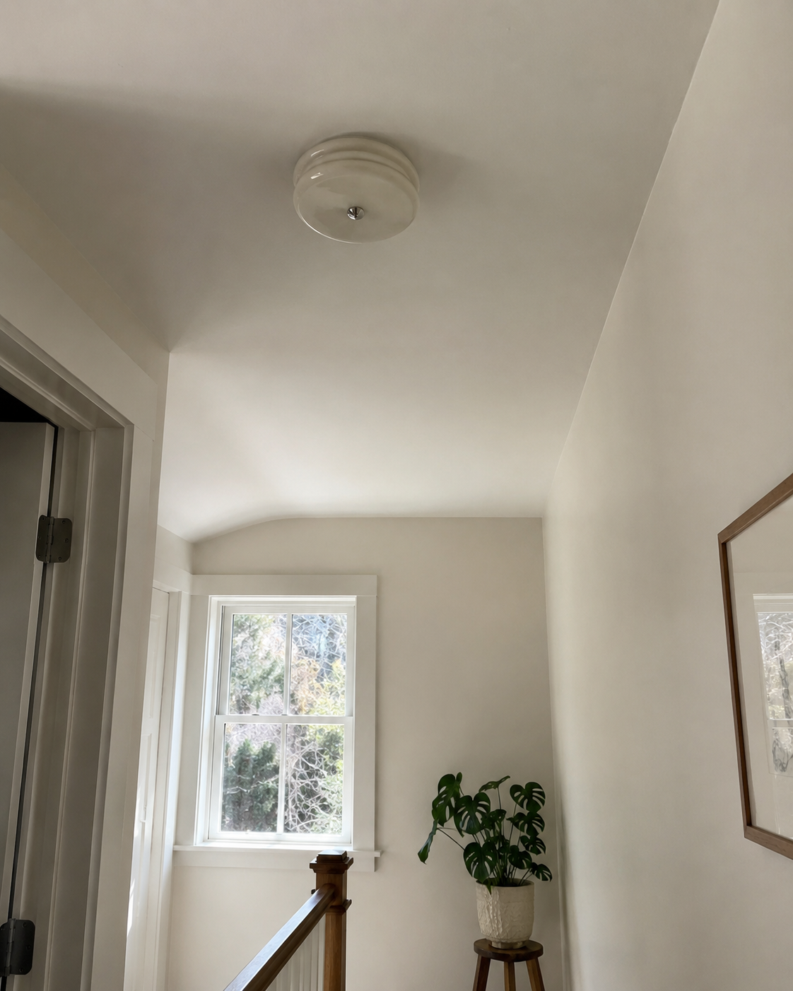 Nora | French Cream Halo Ceiling Light