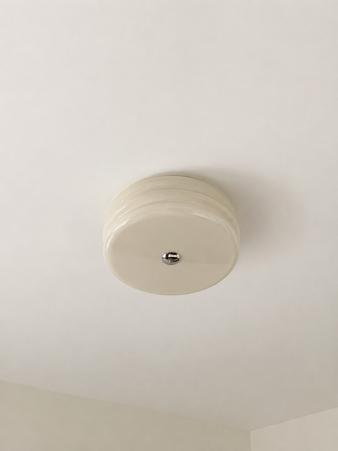Nora | French Cream Halo Ceiling Light