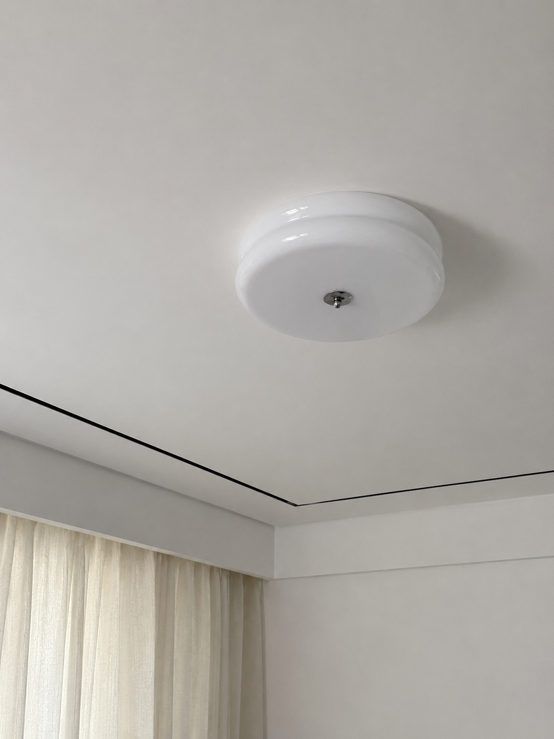 Nora | French Cream Halo Ceiling Light