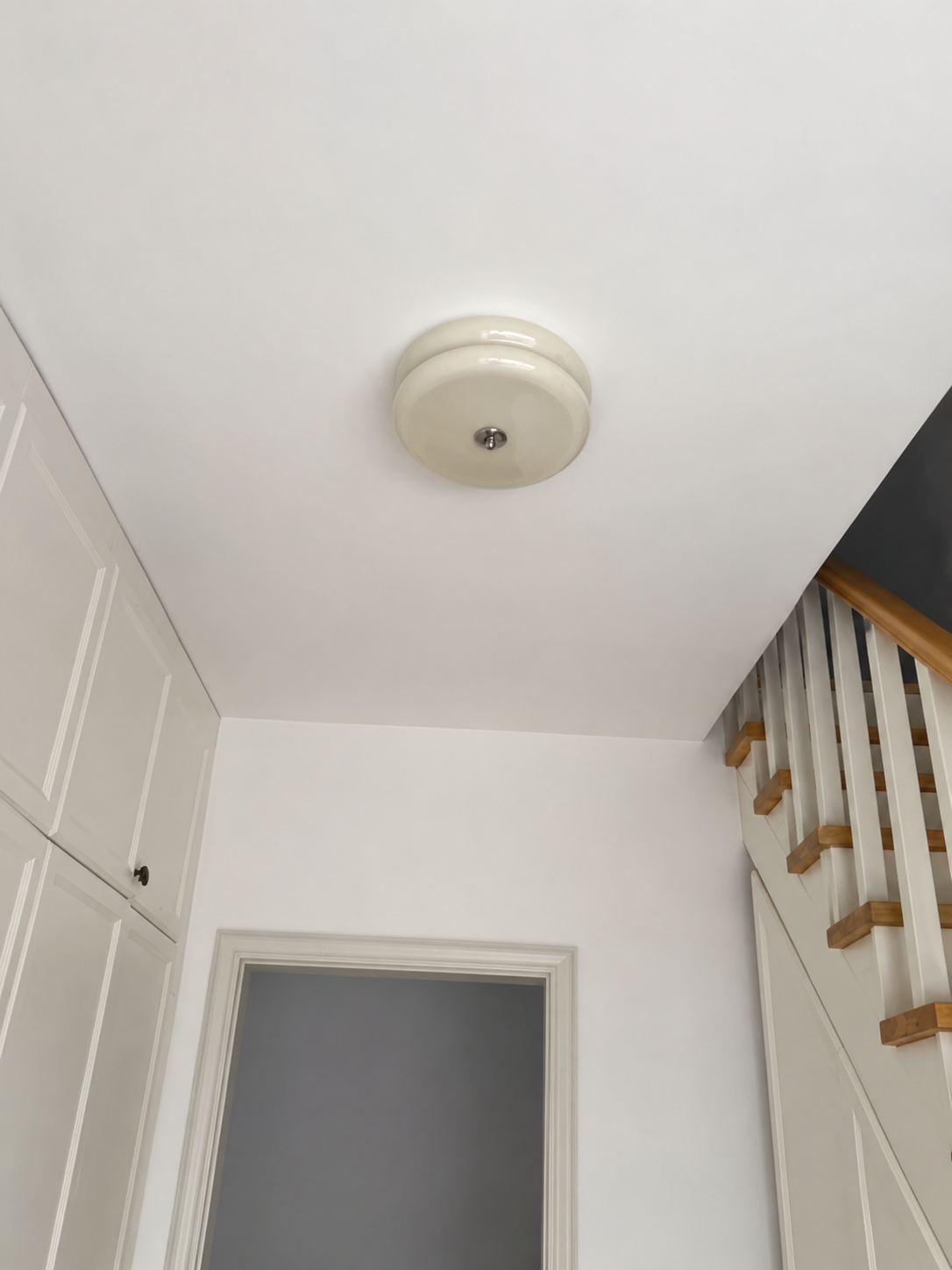 Nora | French Cream Halo Ceiling Light