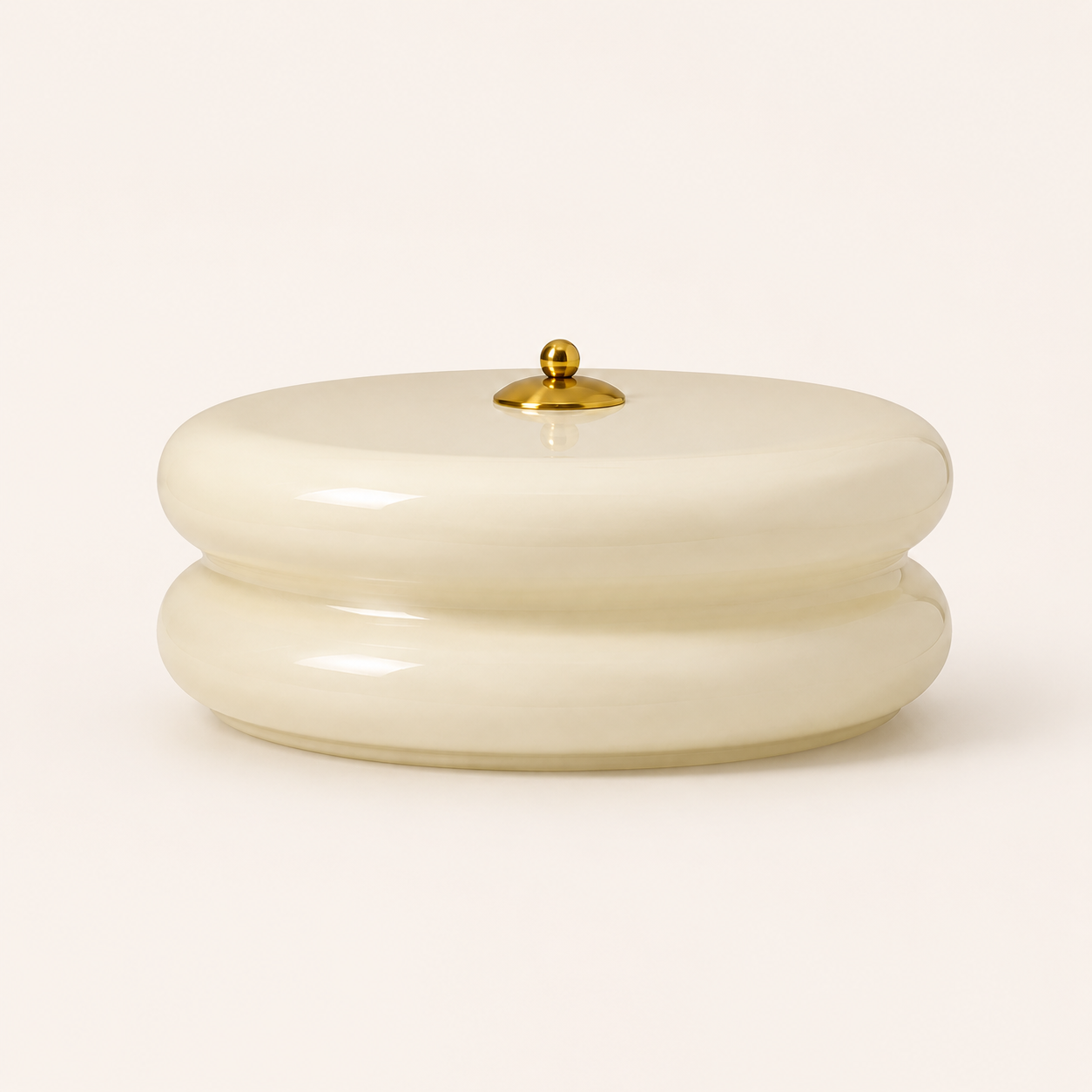 Nora | French Cream Halo Ceiling Light
