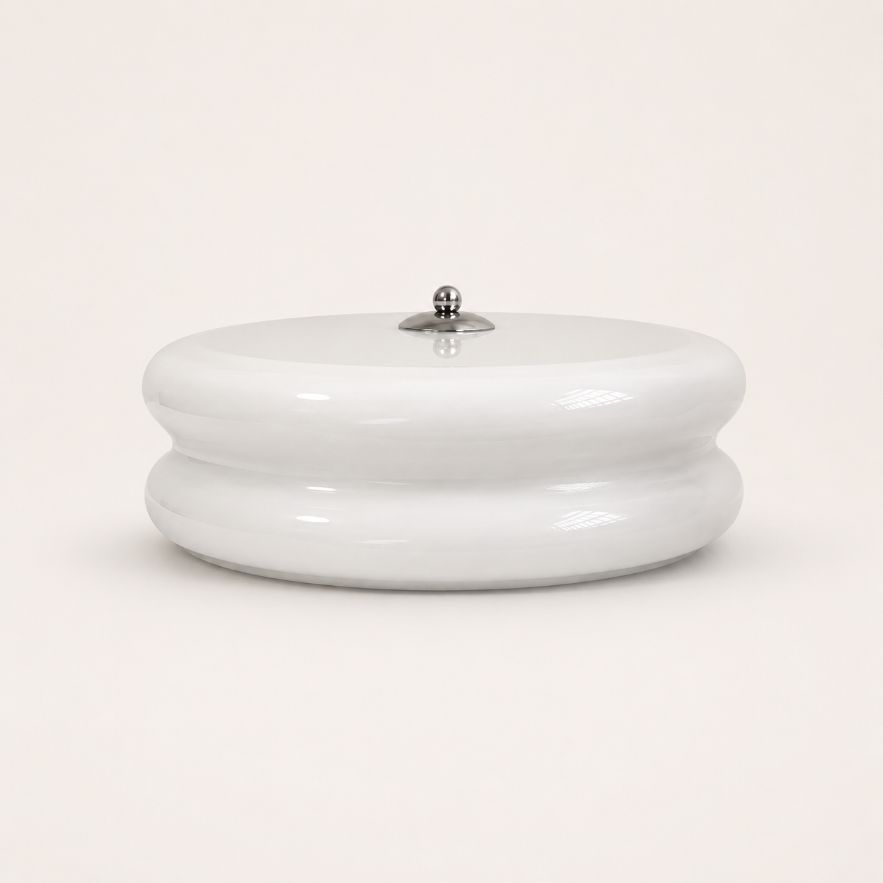 Nora | French Cream Halo Ceiling Light