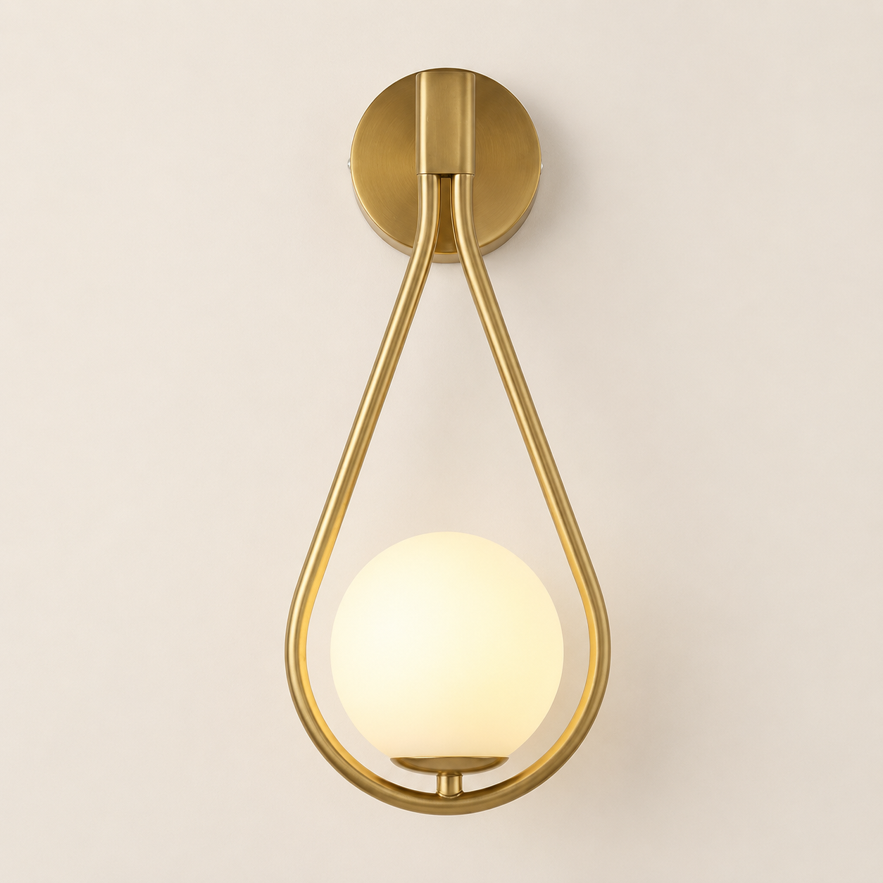 Luna |Drop Glass Ball LED Wall Sconce