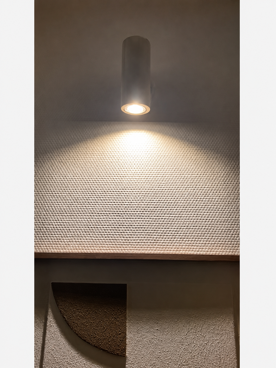 Solene | Wabi Sabi Travertine Wall Sconce
