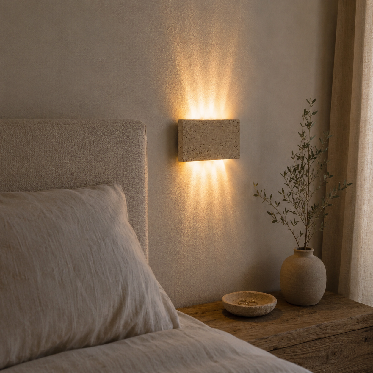 Solara | Stone Wall Light