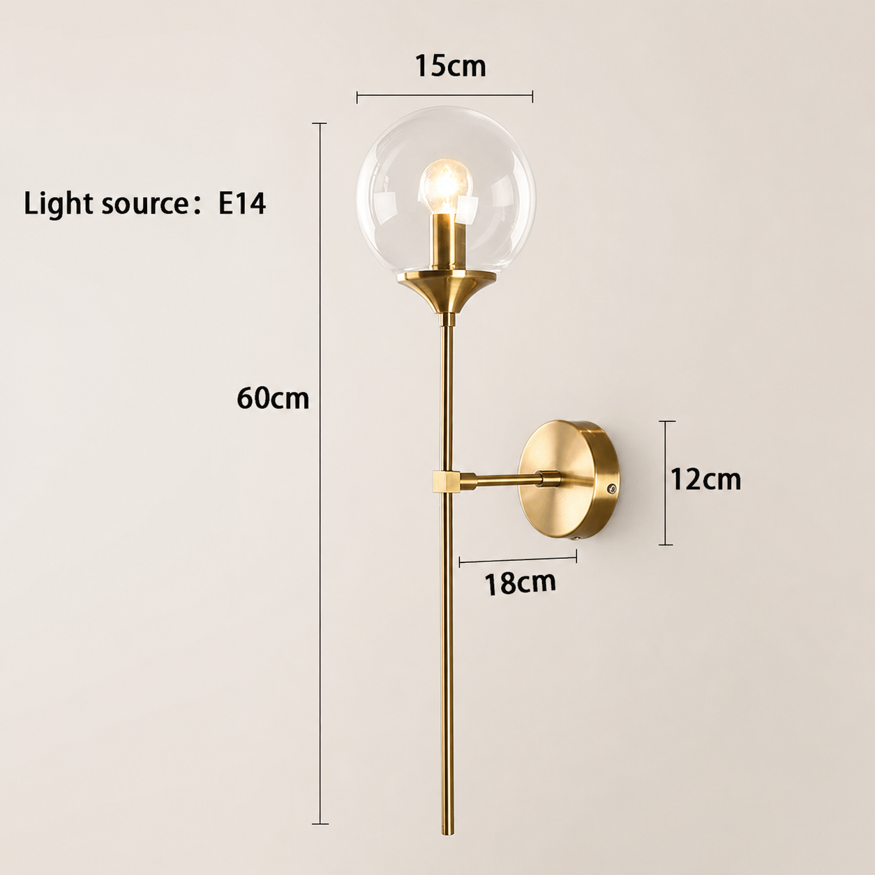 Aurelia | Globe Wall Sconce