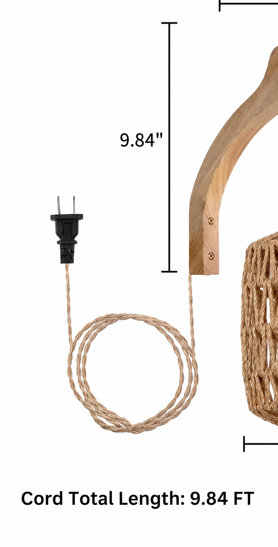 Nori | Woven Rattan Wall Lantern