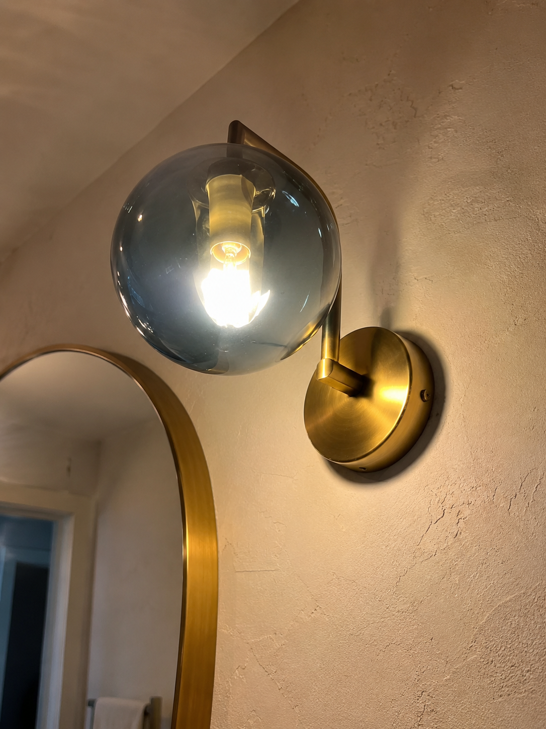 Amelia | Glass Wall Sconce