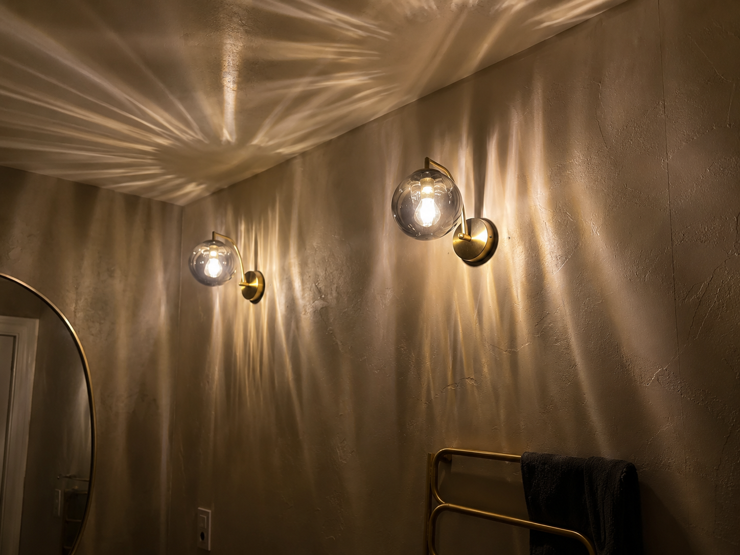 Amelia | Glass Wall Sconce