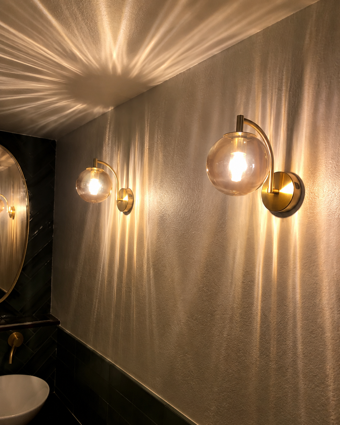 Amelia | Glass Wall Sconce