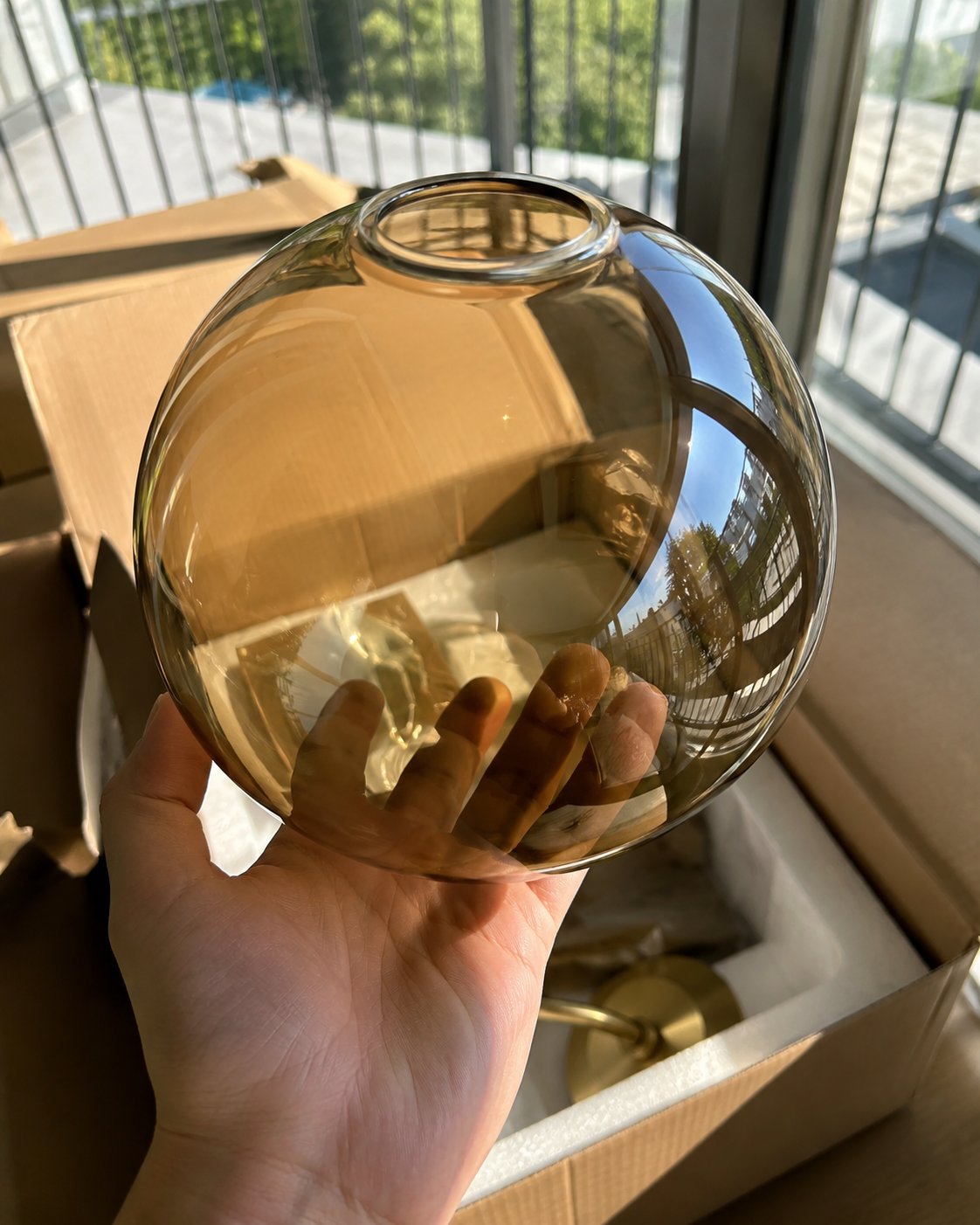 Amelia | Glass Wall Sconce