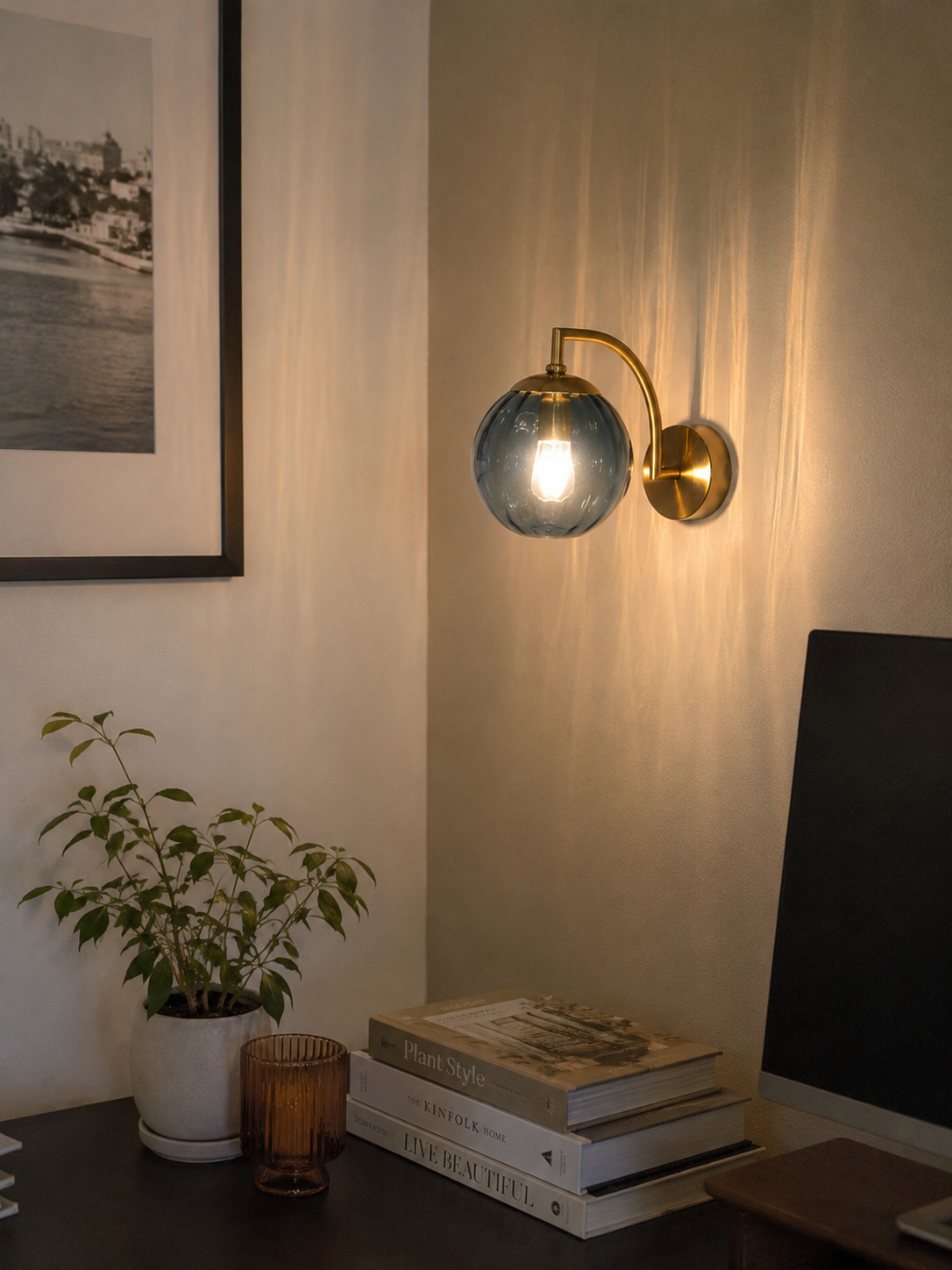 Amelia | Glass Wall Sconce