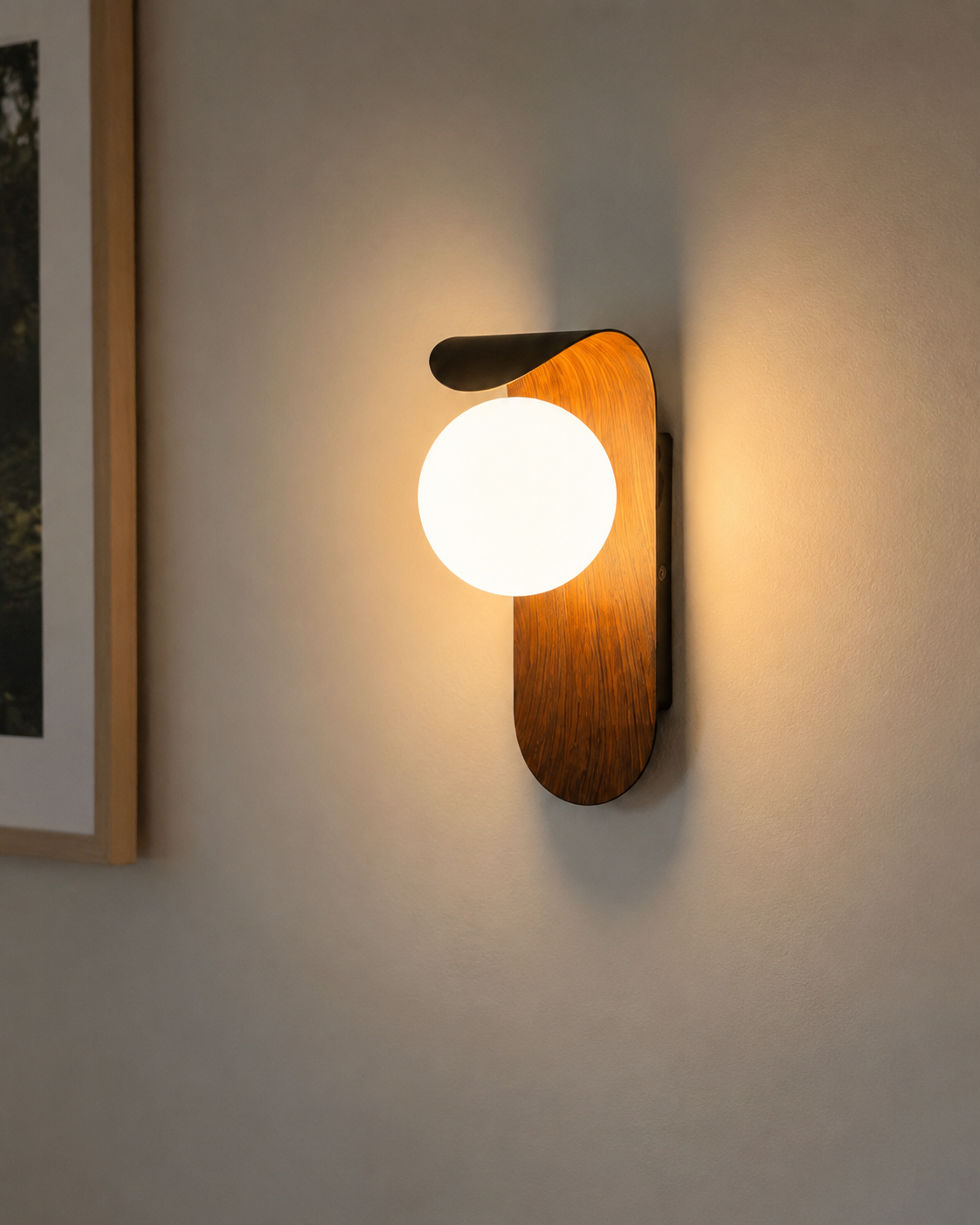 Koda | Japanese Wood Wall Sconce