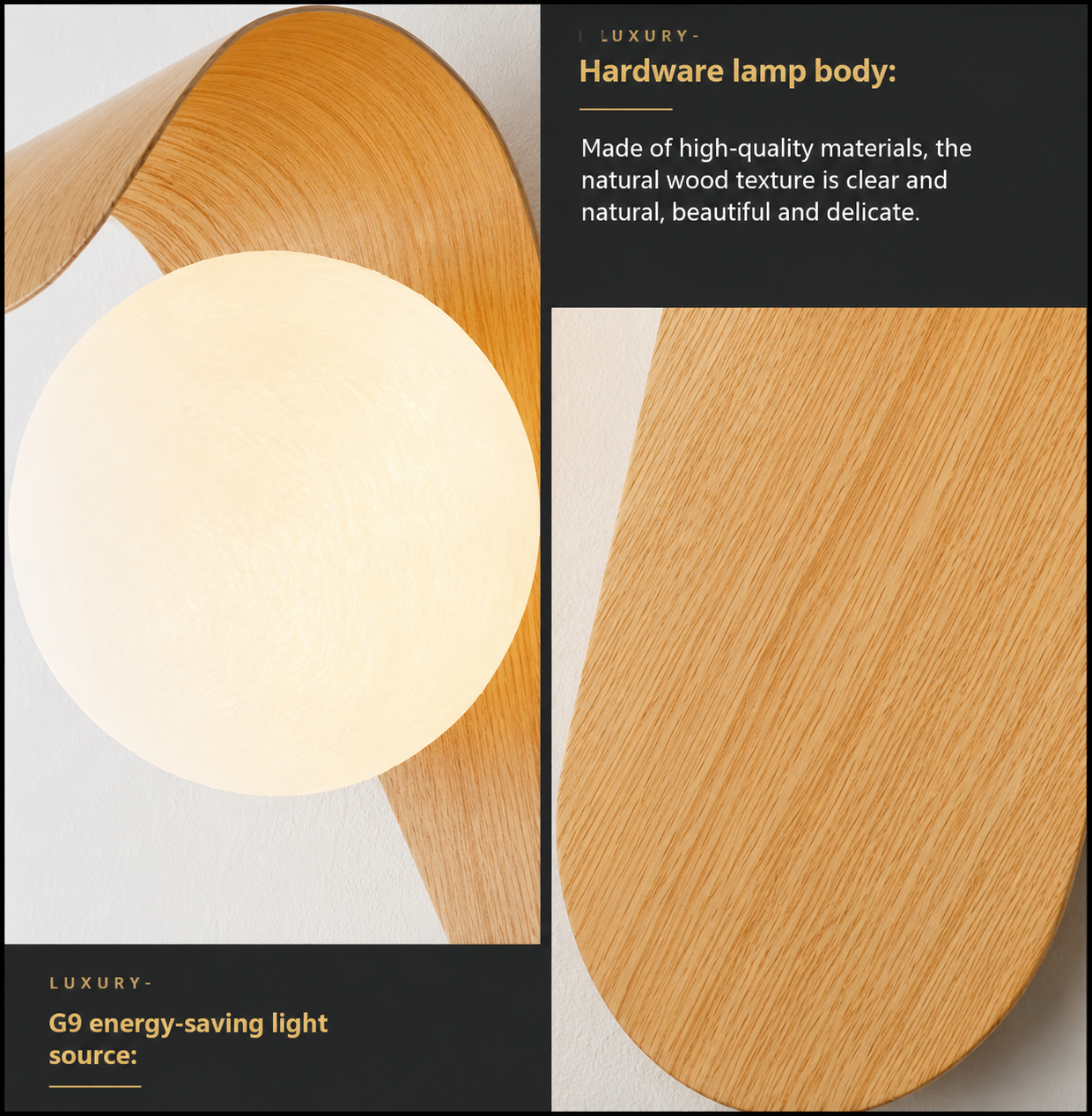Koda | Japanese Wood Wall Sconce