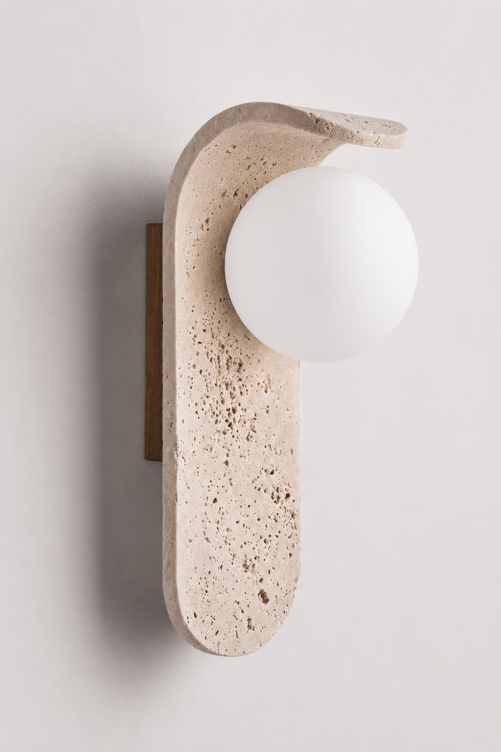 Sona | Travertine Wall Sconce