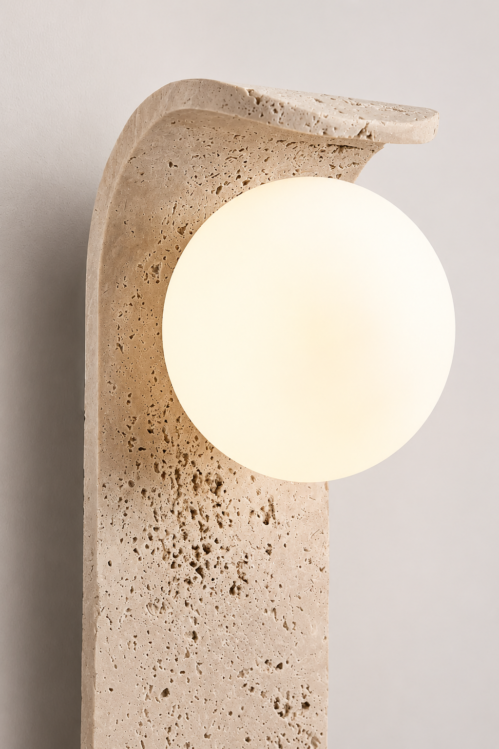 Sona | Travertine Wall Sconce