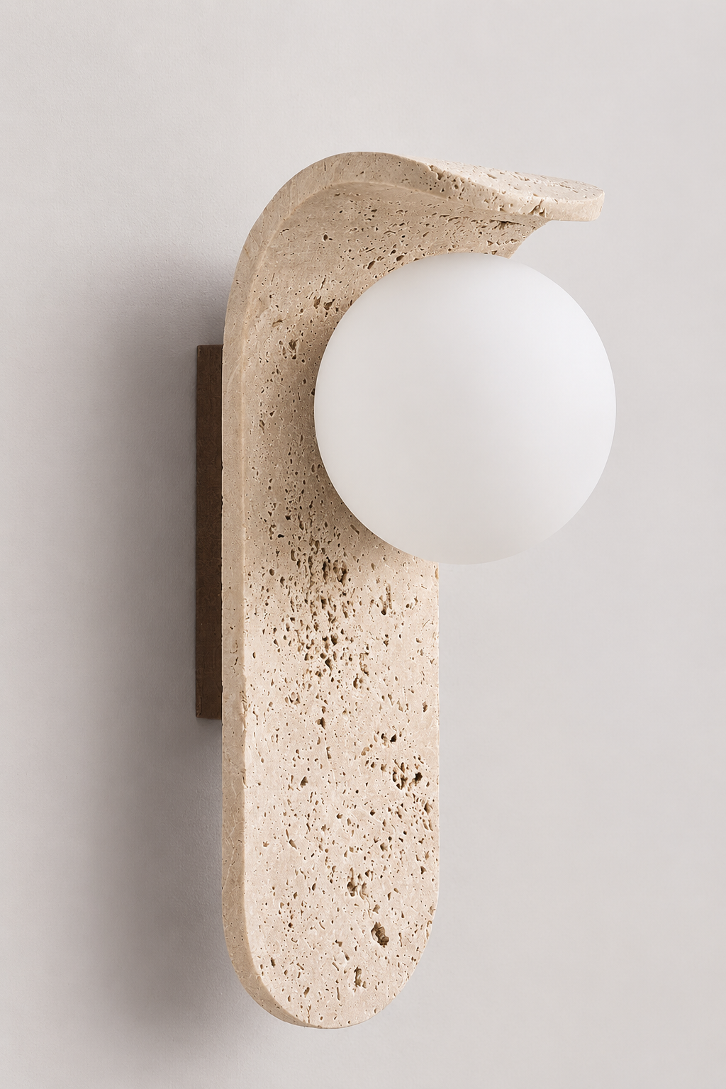 Sona | Travertine Wall Sconce