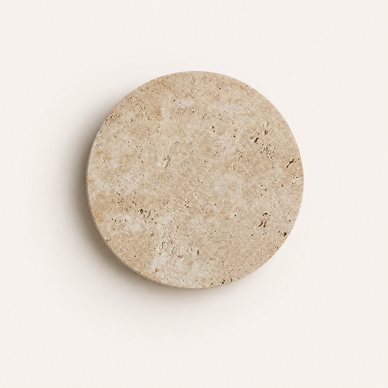 Mira | Round Travertine Wall Sconce
