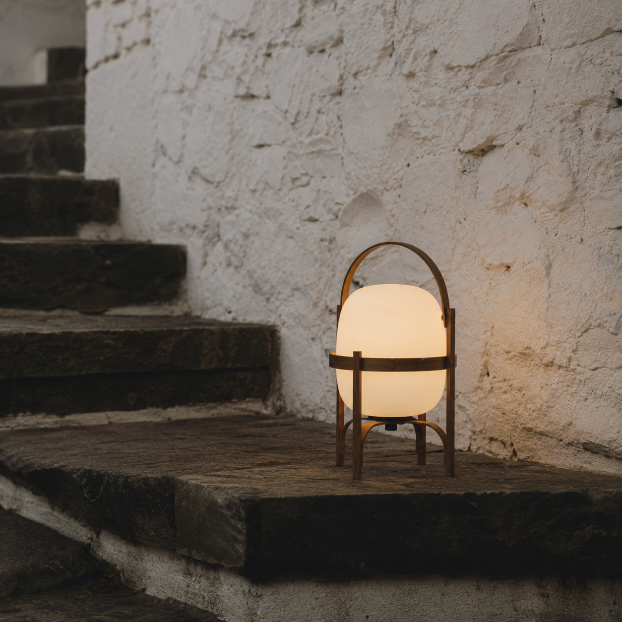 Obi | Japanese Basket Glass Table Lamp