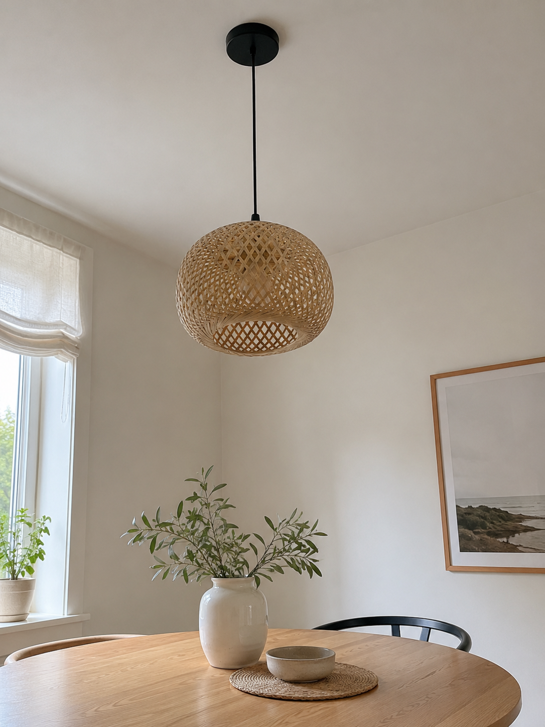 Kago | Woven Rattan Pendant Light
