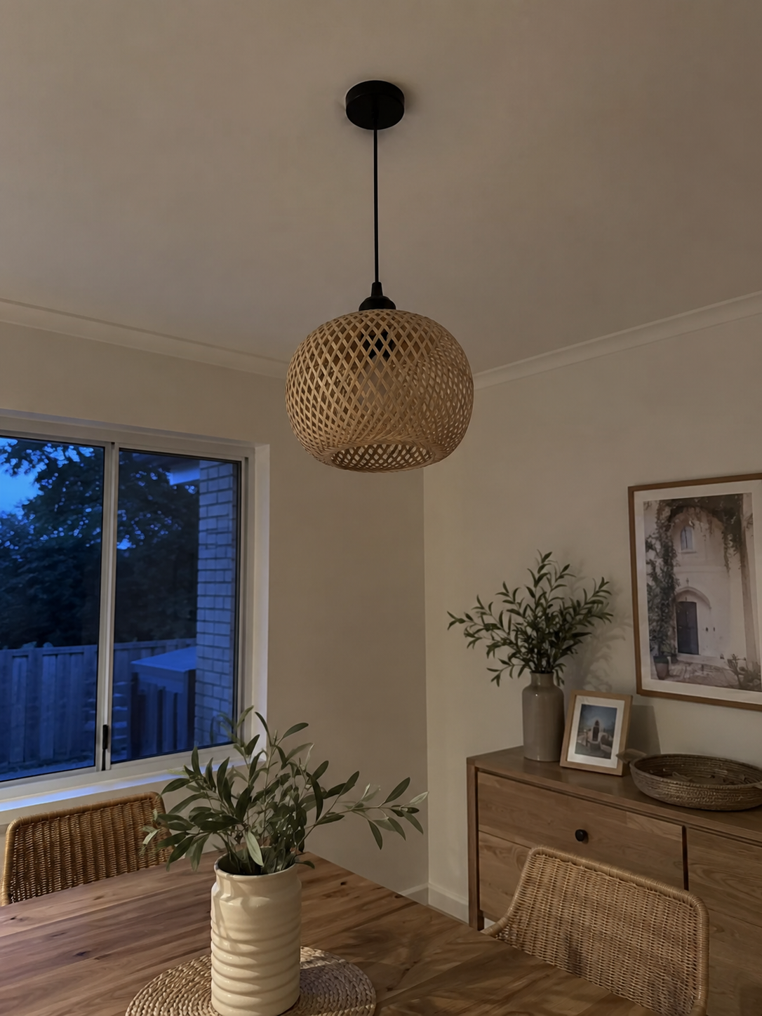 Kago | Woven Rattan Pendant Light