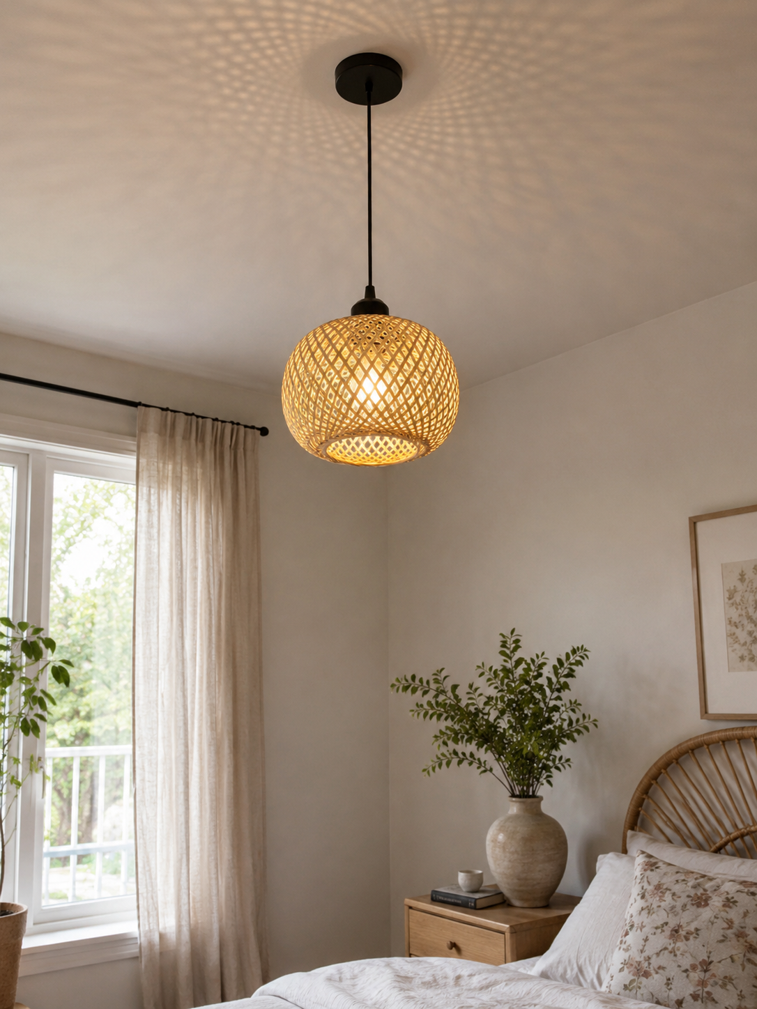 Kago | Woven Rattan Pendant Light