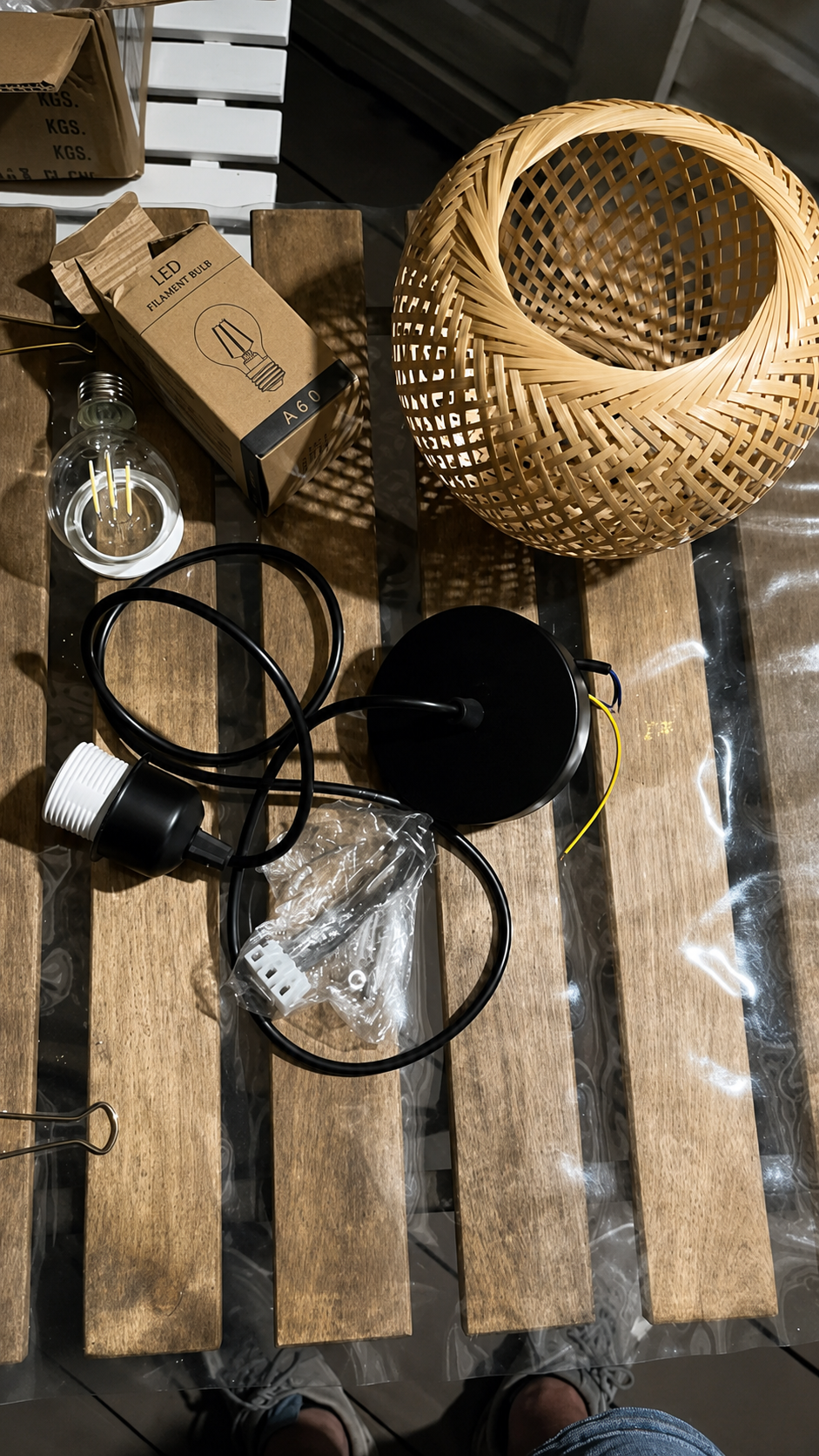 Kago | Woven Rattan Pendant Light