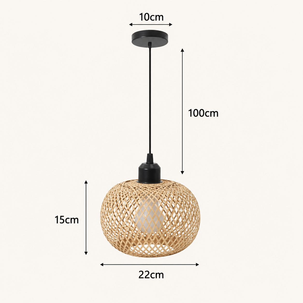 Kago | Woven Rattan Pendant Light